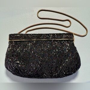 Vintage Black Beaded Purse - Vintage & collectibles | Color: Black